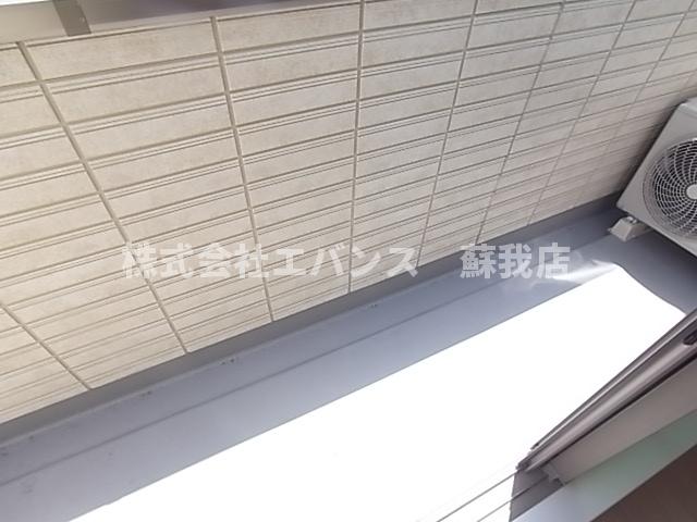 バルコニー　広々としたバルコニーです