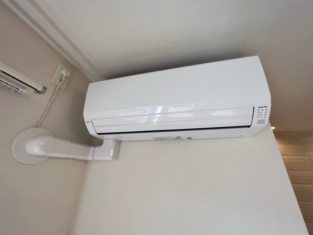 その他設備　エアコンがはじめからついているのはお得ですね。