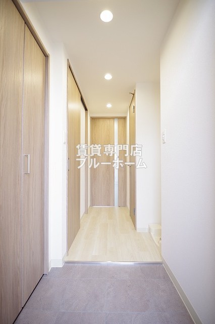 玄関　奥行きのある玄関！