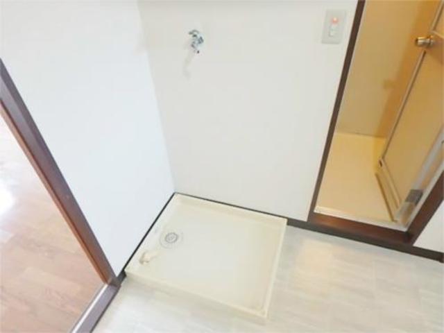 セキュリティ　室内洗濯機置き場