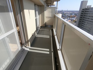 バルコニー　同タイプ内観です