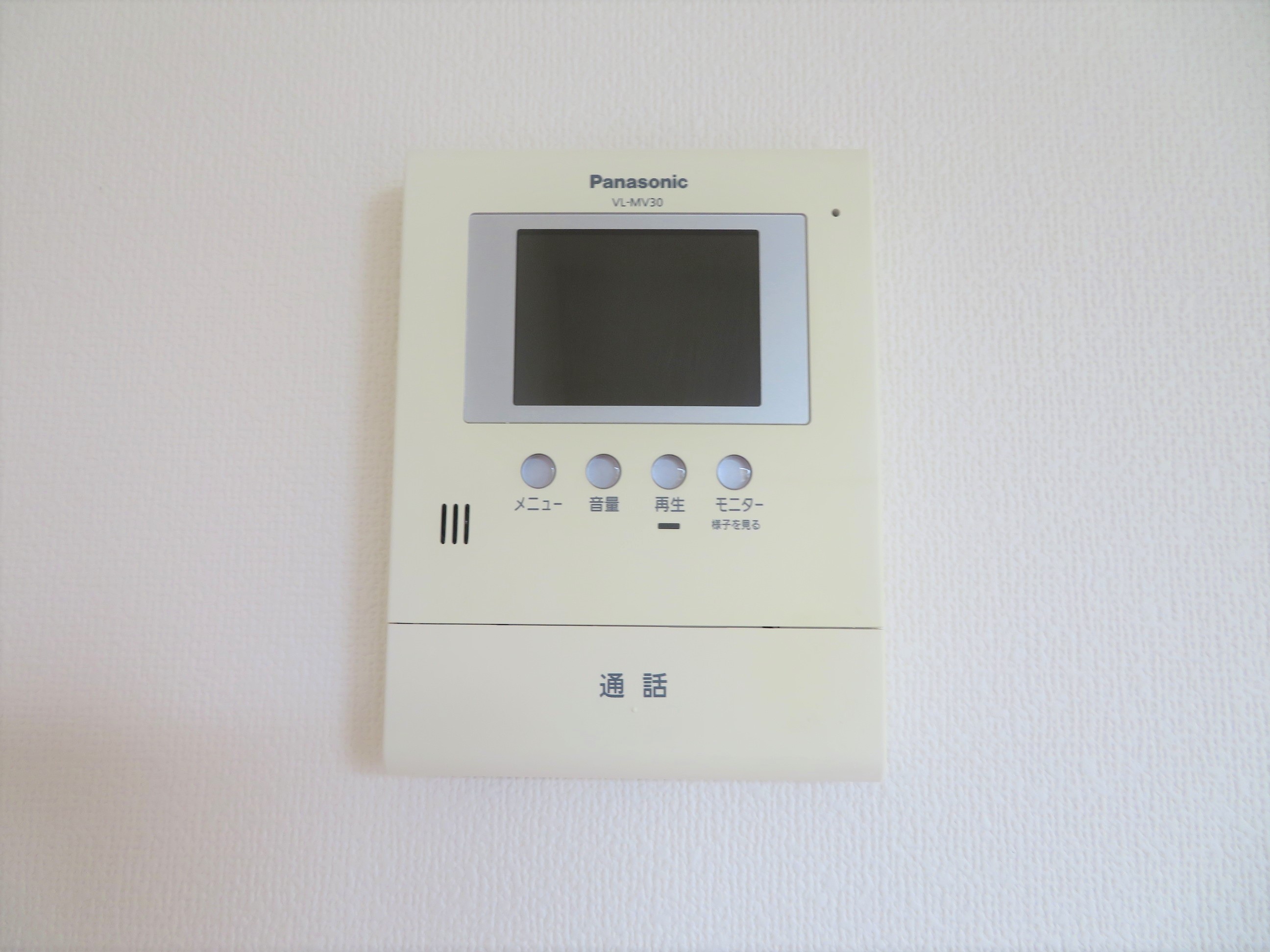 セキュリティ　来た人の顔が分かるので安心ですね☆