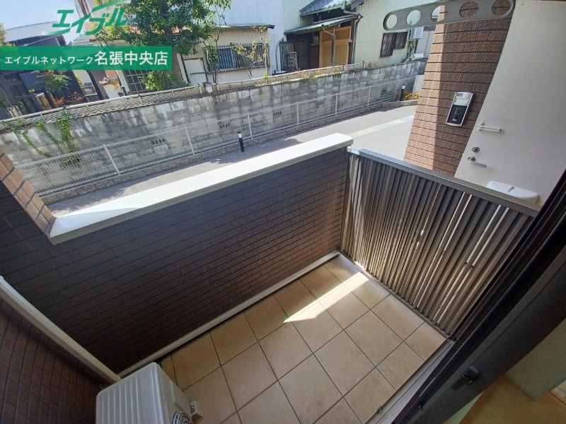 バルコニー　同タイプ部屋写真です。