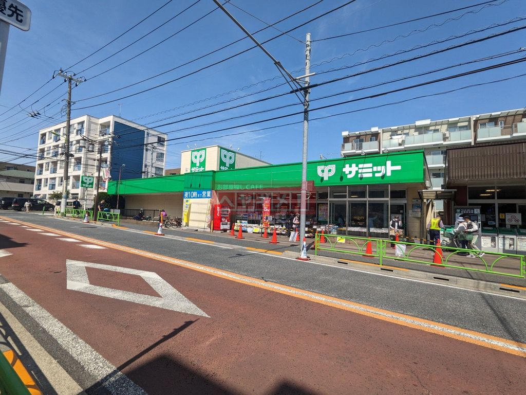 スーパー　サミットストア弦巻通り店（スーパー）まで90m
