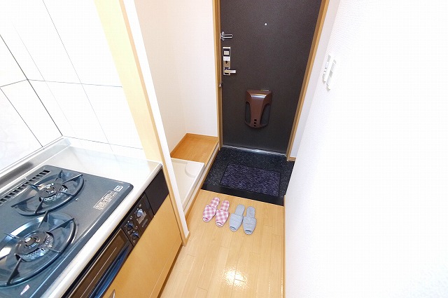 玄関　明るい玄関です