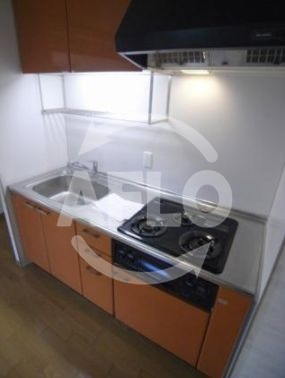 キッチン　シェーンブルン　3口ガスシステムキッチン