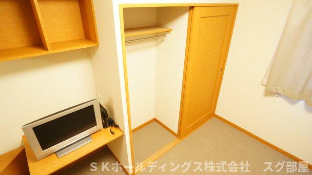 収納　お部屋によりテレビが異なる場合があります。