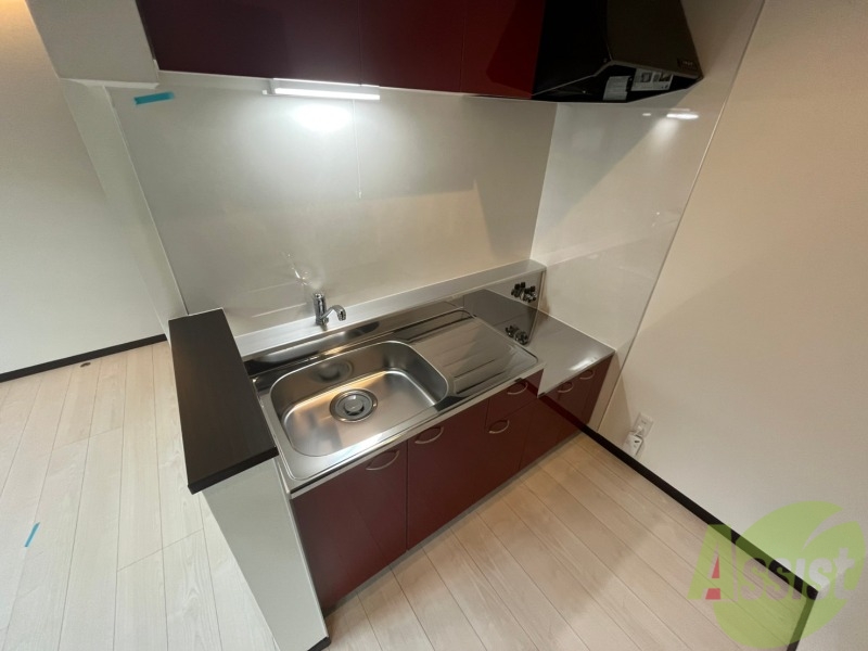 キッチン　キッチンです。一人暮らしなら十分な大きさですね。