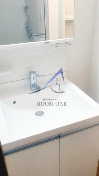 洗面設備　洗面台です。