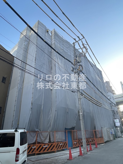建物外観　建築中のため実際の建物と設備等が変更になる場合がございます。