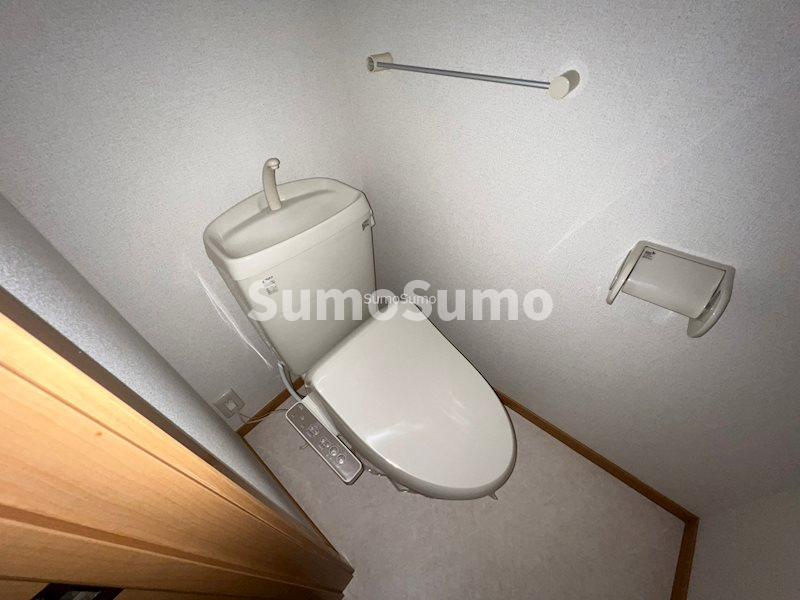 トイレ　ゆったりとした空間のトイレです