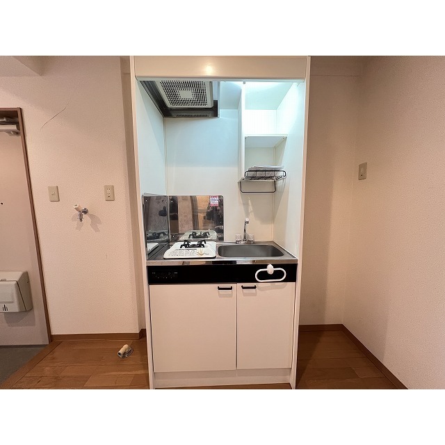 キッチン　１口ガスコンロ付き