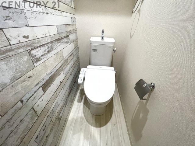 トイレ　温水洗浄便座付きのトイレ♪