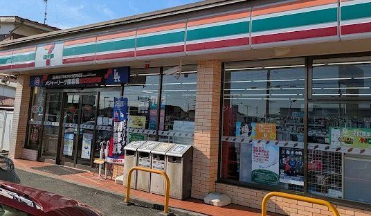 コンビニ　セブンイレブン熊谷新堀店（コンビニ）まで600m