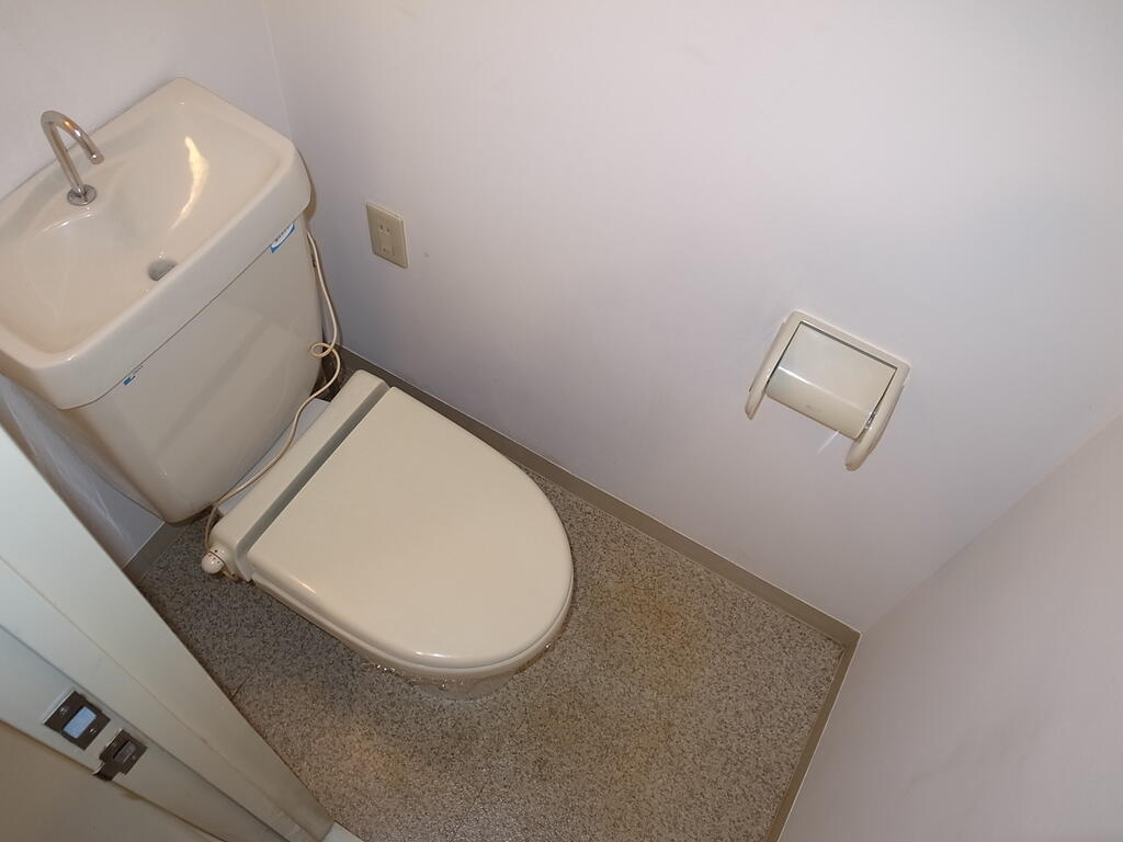 トイレ　同間取り別号室の写真になります。