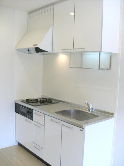 キッチン　ガス2口システムキッチン