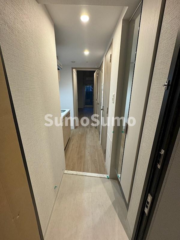 玄関　収納もある玄関です