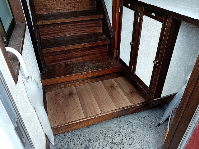 玄関　明るい玄関です