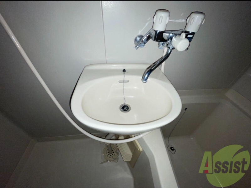 洗面設備　洗面スペースはこちらでご利用いただけます。