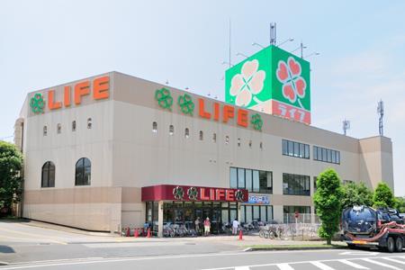 スーパー　ライフ増尾店（スーパー）まで433m