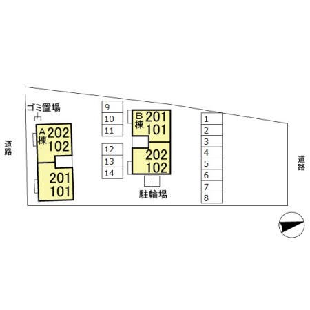 駐車場　敷地内に駐車場あります
