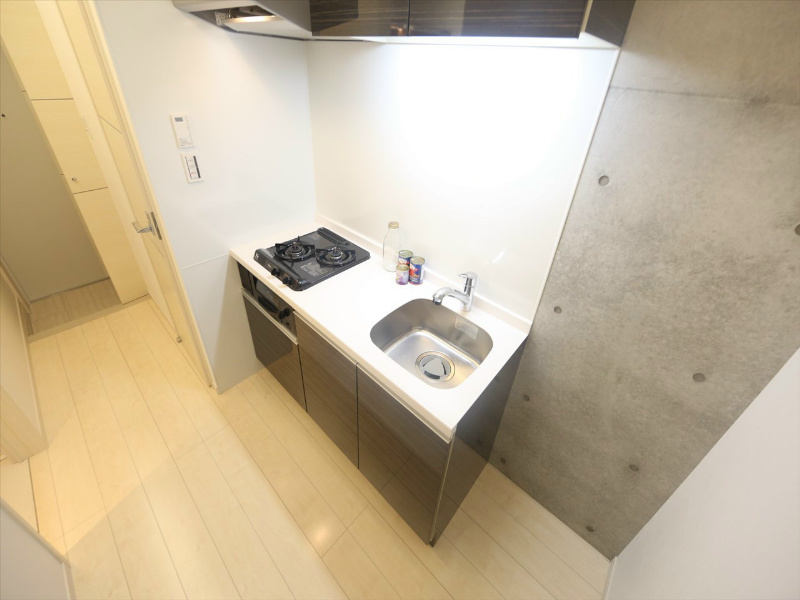 キッチン　システムキッチン（ガス2口コンログリル付）