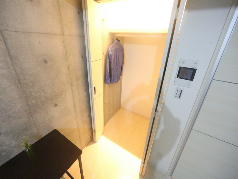 収納　ウォークインクローゼット　収納充実してます