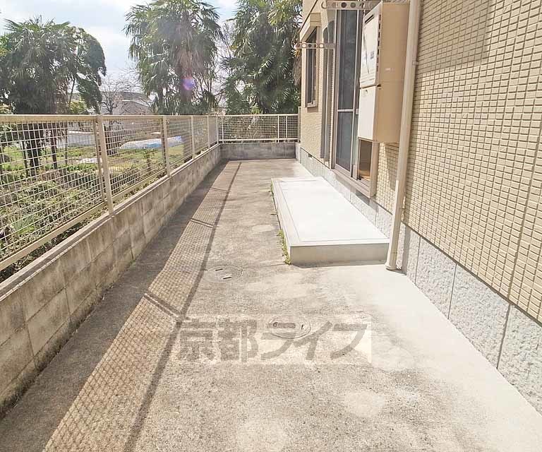 バルコニー　広い広い広いベランダです。