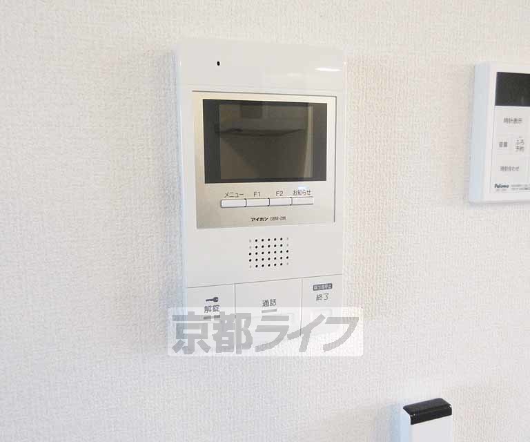 セキュリティ　モニター付きで安心・