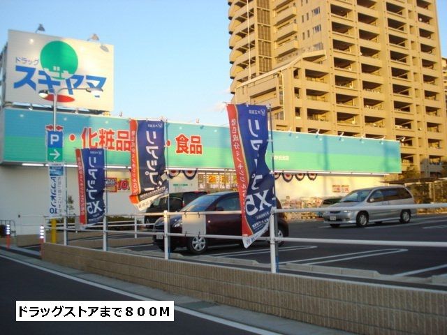 ドラックストア　ドラッグスギヤマ（ドラッグストア）まで800m