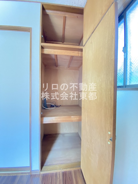 収納　奥行のある収納付です！増えがちな荷物をもスッキリ収納できます