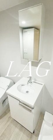 洗面設備　洗面台です。