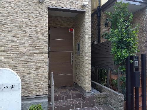 エントランス　オートロックゲート