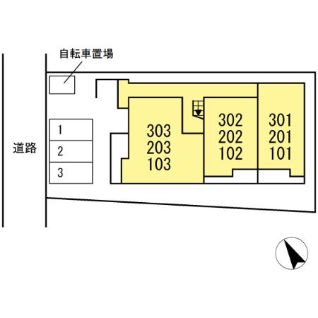 駐車場　配置図