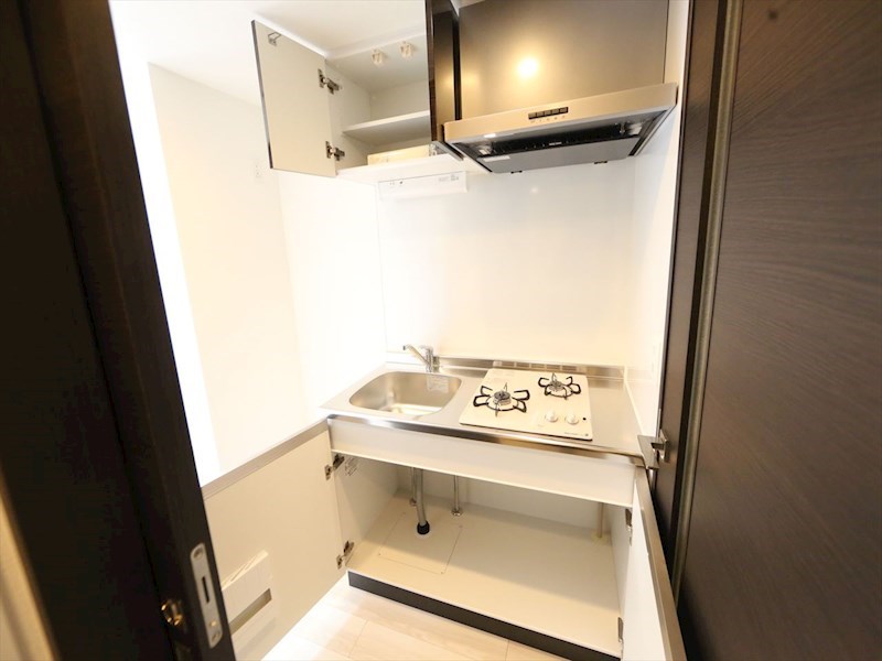 キッチン　システムキッチン（ガス2口コンロ付）