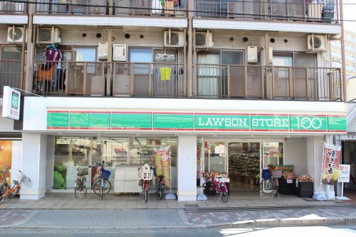 コンビニ　ローソンストア100 LS東淀川瑞光店（コンビニ）まで20m