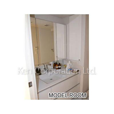 洗面設備　同タイプ10階のお部屋を撮影。仕様が異なることがあります。