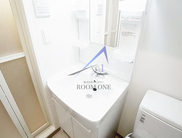 洗面設備　洗面台です。