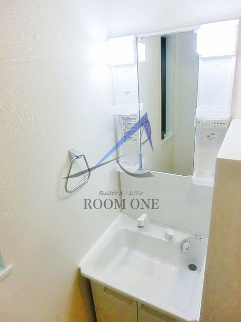 洗面設備　洗面台です。