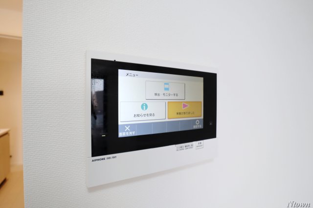 セキュリティ　モニター付きインターホンです