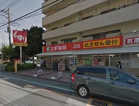 ドラックストア　スギ薬局中青木店（ドラッグストア）まで509m