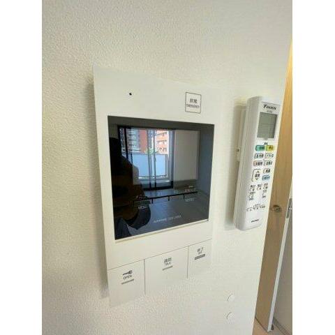 セキュリティ　モニター付きインターホンでセキュリティ安心♪