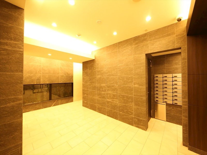 エントランス　エントランス　オートロック　宅配ＢＯＸ　防犯カメラ