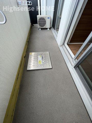 バルコニー　落ち着いた時間を過ごせるバルコニーです