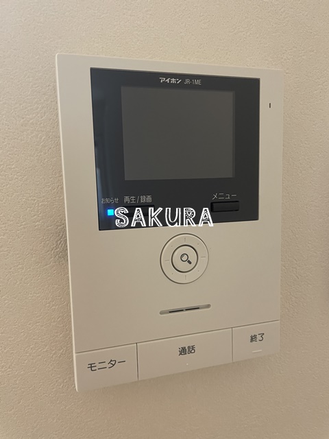 セキュリティ　安心のモニター付きインターホンです♪