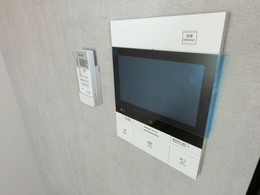 セキュリティ　モニター付インターホンです！