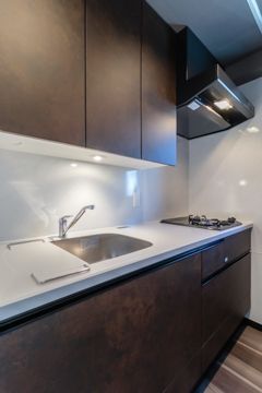 キッチン　２口コンロシステムキッチン