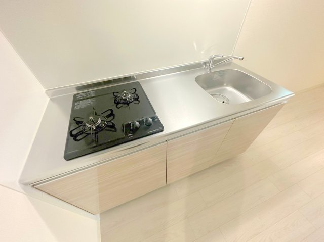 キッチン　システムキッチン：2口コンログリル