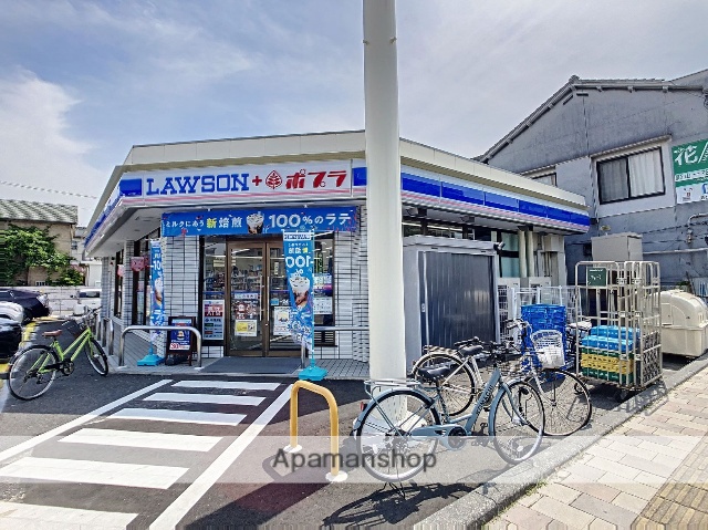 コンビニ　ローソン・ポプラ岡工前店（コンビニ）まで197m