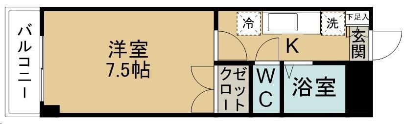 アタゴドミトリーみずほ台の間取り写真